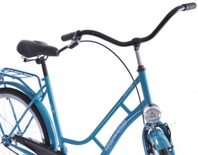 KOZBIKE Mestský bicykel Holand Retro 26K3 1 prevodový Tyrkysový 26" 19" 2023