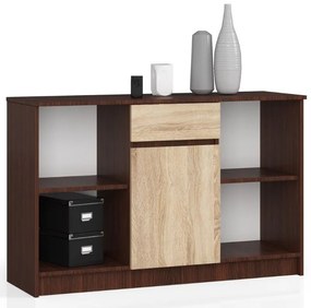 Komoda Briar  (wenge + dub sonoma). Vlastná spoľahlivá doprava až k Vám domov. 1069879