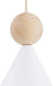 Argon 8629 - Luster na lanku KEGEL 1xE27/15W/230V biela