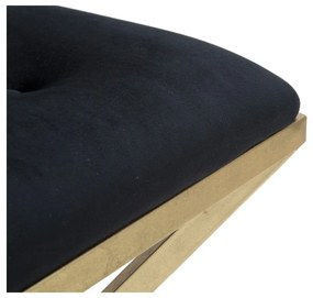 Stolička v čierno-zlatej farbe Mauro Ferretti Piramid