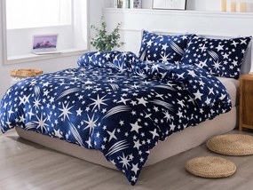 Francúzske mikroplyšové obliečky SAMIRA Exclusive - modré