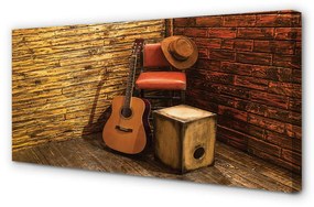 Obraz canvas Gitaru hat stoličky 140x70 cm