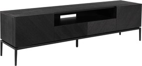 XXXLutz NÍZKA KOMODA, čierna, 180/50/40 cm home24 - Komody - 002611003102