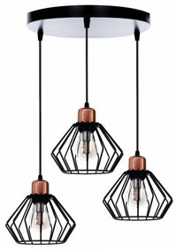 Luster na lanku PORTO 3xE27/40W/230V