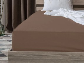Jersey plachta EXCLUSIVE tmavohnedá 200x220 cm