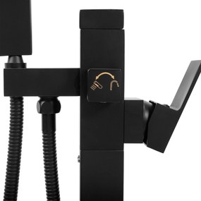 Rea Tery, voľne stojaca batéria h-885, čierna matná, REA-B5304