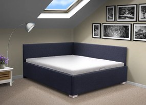 Lacná posteľ s čelami Martina HIT 120x200 cm Farba: Savana modrá