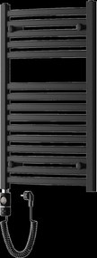 Mexen Helios, elektrické vykurovacie teleso 800 x 500 mm, 600 W, čierna, W103-0800-500-2600-70