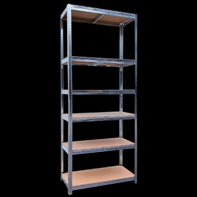6-ÚROVŇOVÁ POLIČKOVÁ SKRÍŇ 180 x 90 x 40 CM NOSNOSŤ POLIČKY: 175 KG *2172