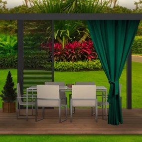 Sammer Vodeodolné záhradné závesy v zelenej farbe T255764 155 x 220 cm