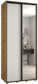 Skriňa 45 Canaris 3 100 artisan/biela/čierna