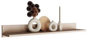 Nástenná polica BASIC 12x104 cm dub jackson hickory