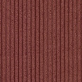 Červené menčestrové kreslo Niko – Ropez