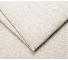 Krémovobiela čalúnená jednolôžková posteľ bez roštu 120x200 cm Mattis – Meise Möbel