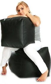 INTERMEDIC Sedací Vak Cube L 150L Farba: E13 - Hnedá tmavá (Ekokoža)