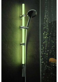 Sprchová súprava v striebornej farbe 94 cm LED – Wenko