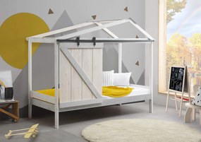 Detská posteľ alar 90 x 190 cm svetlosivá MUZZA