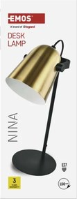 Stolná lampa Nina zlatá