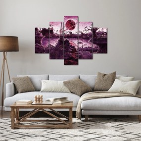 Obraz - Očarovaná dedina (150x105 cm)