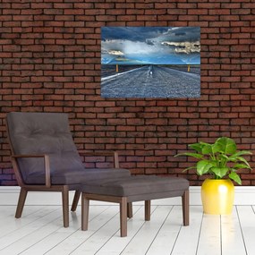 Obraz cesty v búrke (70x50 cm)