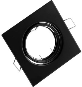 Podhľadové bodové svietidlo pohyblivé štvorcové čierne