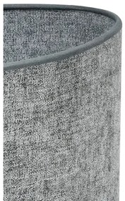 Duolla - Stolná lampa OVAL 1xE27/15W/230V pr. 30 cm šedá