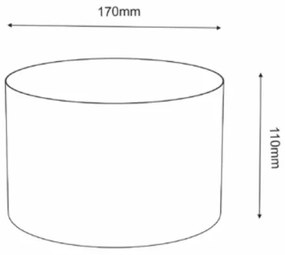 Kvetináč 11x17 cm čierna