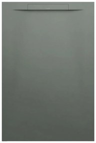 LAUFEN Pro S obdĺžniková sprchová vanička z materiálu Marbond, lineárny odtok na kratšej strane, 1200 x 800 x 30 mm, betónová šedá, H2101820790001