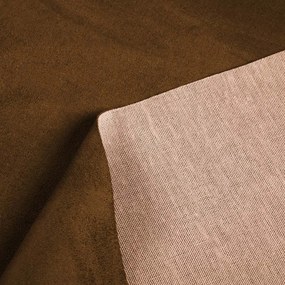 Biante Okrúhly obrus/imitácia brúsenej kože Alcantara ALC-017 Hnedý hrdzavý Ø 50 cm