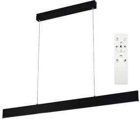 LED luster Top Light Line 120 SK RC 30W 3000lm 3000-6500K čierny s diaľkovým ovládaním