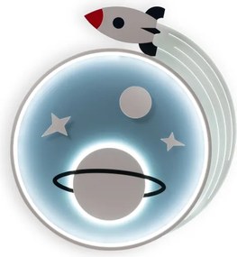 Brilagi -LED Detské stropné svietidlo STARSHIP LED/64W/230V 3000/4500/6000K modrá