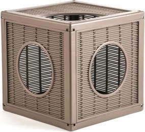 BAMA Modulárny prístrešok a preliezačka pre mačky QUBLO, farba hnedá