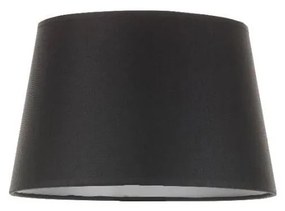 TK Lighting Náhradné tienidlo k stolnej lampe LORENZO E27 20x26 cm čierna NSTK8702