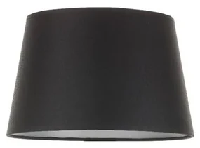 TK Lighting Náhradné tienidlo k stolnej lampe LORENZO E27 20x26 cm čierna NSTK8702