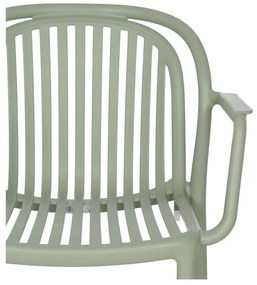 Zelená plastová jedálenská stolička Alia – Ixia