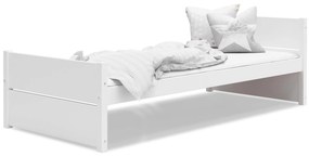 Jednolôžková posteľ s úložným priestorom 90x200 Dante - biela