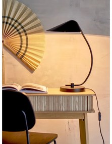 Čierna stolová lampa s kovovým tienidlom (výška 50 cm) Nisella – Bloomingville