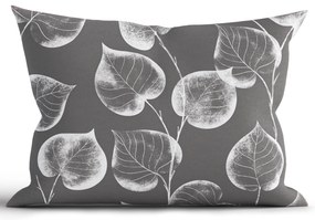 Bavlnená obliečka na vankúš Renforcé 50 x 70 cm - Eliot tmavo sivý