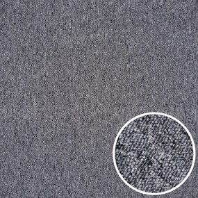 Condor Carpets, Metrážny koberec Classica 67, záťažový, na mieru, šíře 4m,5m, šedá, ab (mriežka), chodba / predsieň