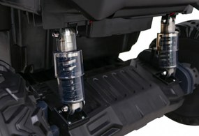 Ramiz Elektrická terénna bugina UTV pre deti čierna + diaľkové ovládanie + batožinový priestor + pomalý štart + EVA kolesá + MP3 LED