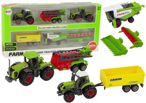 Lean Toys Sada poľnohospodárskych strojov - 6ks