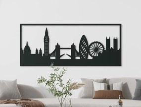 drevko Obraz Londýn Rozmer obrazu: 37 x 89 cm, Farba dekorácie: Čierna