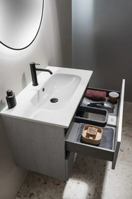 Sapho Sapho, EZARA umývadlová skrinka 79,8x52x46cm, dub cuneo, EZ801-2525
