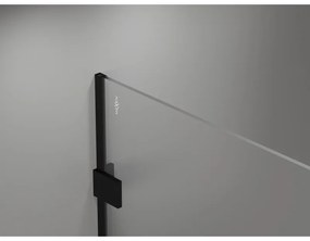 Mexen Lunar sprchová stena ľavá 60 x 200 cm, 8mm číre sklo, čierna matná, 830-060-000-70-00-L
