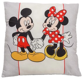 Dekoračný vankúšik MICKEY MOUSE 40x40 cm - viac farieb Farba: Krémová