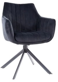 Jedálenská stolička AZALIA Velvet, 61x86x44, bluvel 19