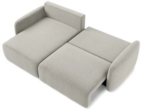 Svetlosivá rozkladacia/s úložným priestorom rohová pohovka (ľavý roh) Kalena – Makamii