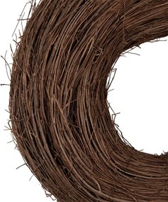 Prírodný hnedý prútený brestový veniec Elm XL - Ø 80*22 cm