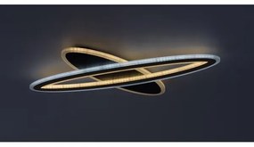 Rabalux 71313-LED stmievateľné stropné svietidlo TANELI 70W/230V 3000/4000/6000K čierne + DO