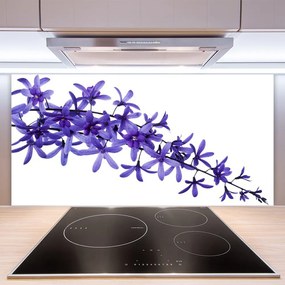 Sklenený obklad Do kuchyne Kvety rastliny príroda 100x50 cm